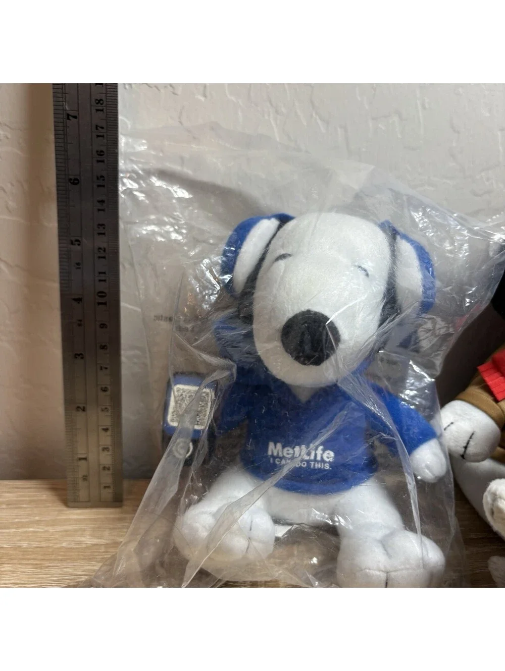 Vintage MetLife Snoopy Plush Lot of 7 Flying Ace Aviator Camper Olympic Peanuts